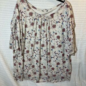 Eyeshadow Cream Floral Blouse